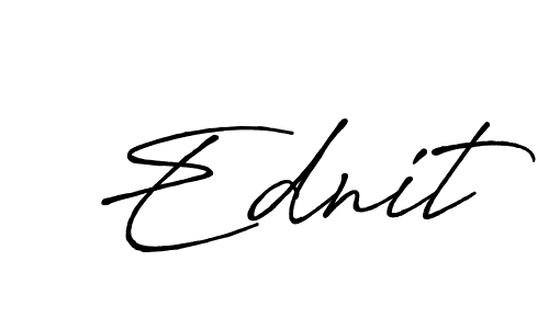 Make a beautiful signature design for name Ednit. With this signature (Antro_Vectra_Bolder) style, you can create a handwritten signature for free. Ednit signature style 7 images and pictures png