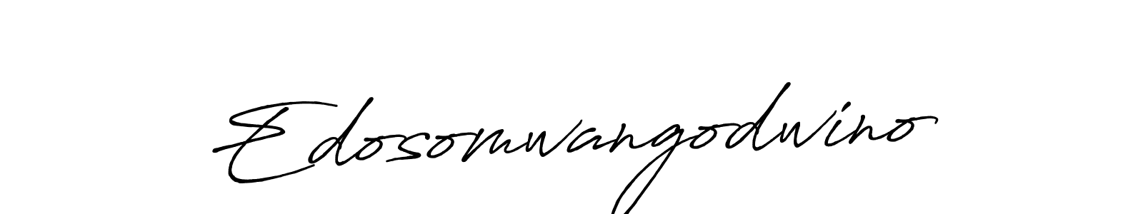 Use a signature maker to create a handwritten signature online. With this signature software, you can design (Antro_Vectra_Bolder) your own signature for name Edosomwangodwino. Edosomwangodwino signature style 7 images and pictures png