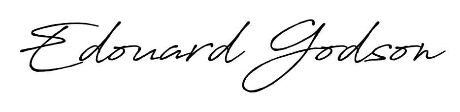 See photos of Edouard Godson official signature. Check more albums & portfolios. Read reviews & check more about Antro_Vectra_Bolder font. Edouard Godson signature style 7 images and pictures png