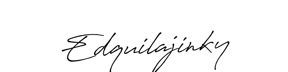 You should practise on your own different ways (Antro_Vectra_Bolder) to write your name (Edquilajinky) in signature. don't let someone else do it for you. Edquilajinky signature style 7 images and pictures png