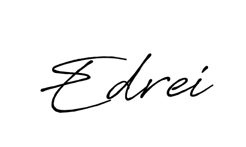 Also You can easily find your signature by using the search form. We will create Edrei name handwritten signature images for you free of cost using Antro_Vectra_Bolder sign style. Edrei signature style 7 images and pictures png