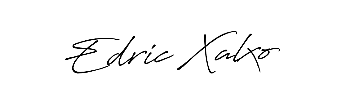 Use a signature maker to create a handwritten signature online. With this signature software, you can design (Antro_Vectra_Bolder) your own signature for name Edric Xalxo. Edric Xalxo signature style 7 images and pictures png