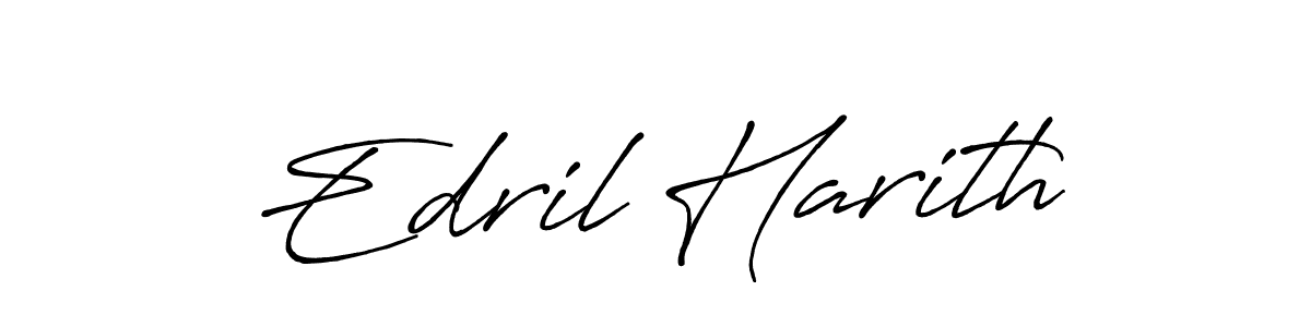 Best and Professional Signature Style for Edril Harith. Antro_Vectra_Bolder Best Signature Style Collection. Edril Harith signature style 7 images and pictures png