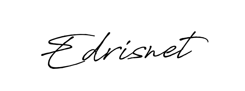 Design your own signature with our free online signature maker. With this signature software, you can create a handwritten (Antro_Vectra_Bolder) signature for name Edrisnet. Edrisnet signature style 7 images and pictures png