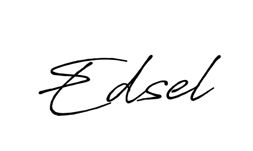 Antro_Vectra_Bolder is a professional signature style that is perfect for those who want to add a touch of class to their signature. It is also a great choice for those who want to make their signature more unique. Get Edsel name to fancy signature for free. Edsel signature style 7 images and pictures png