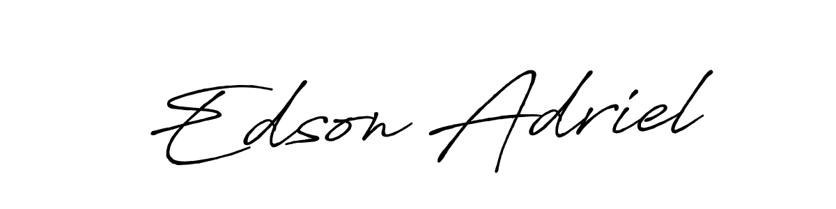 How to make Edson Adriel signature? Antro_Vectra_Bolder is a professional autograph style. Create handwritten signature for Edson Adriel name. Edson Adriel signature style 7 images and pictures png