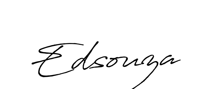 It looks lik you need a new signature style for name Edsouza. Design unique handwritten (Antro_Vectra_Bolder) signature with our free signature maker in just a few clicks. Edsouza signature style 7 images and pictures png