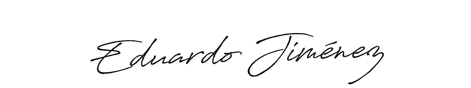 Antro_Vectra_Bolder is a professional signature style that is perfect for those who want to add a touch of class to their signature. It is also a great choice for those who want to make their signature more unique. Get Eduardo Jiménez name to fancy signature for free. Eduardo Jiménez signature style 7 images and pictures png