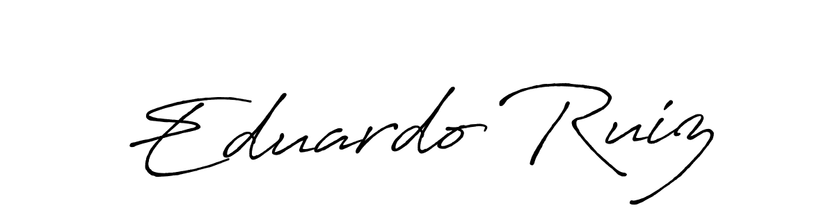 How to make Eduardo Ruiz signature? Antro_Vectra_Bolder is a professional autograph style. Create handwritten signature for Eduardo Ruiz name. Eduardo Ruiz signature style 7 images and pictures png