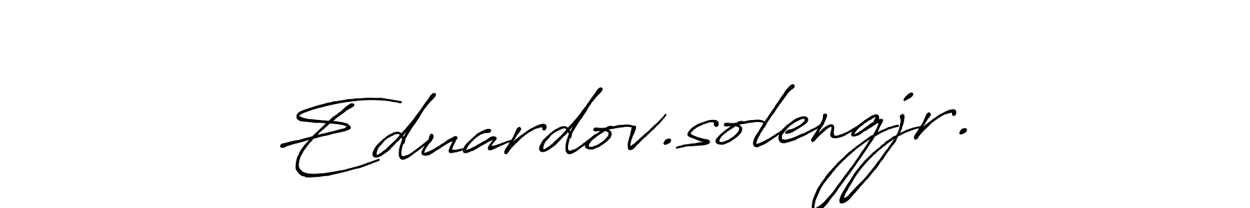 Eduardov.solengjr. stylish signature style. Best Handwritten Sign (Antro_Vectra_Bolder) for my name. Handwritten Signature Collection Ideas for my name Eduardov.solengjr.. Eduardov.solengjr. signature style 7 images and pictures png