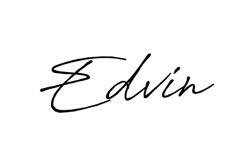 Also You can easily find your signature by using the search form. We will create Edvin name handwritten signature images for you free of cost using Antro_Vectra_Bolder sign style. Edvin signature style 7 images and pictures png