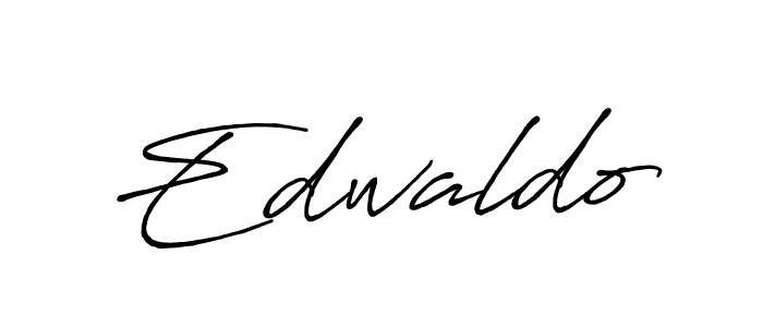 Create a beautiful signature design for name Edwaldo. With this signature (Antro_Vectra_Bolder) fonts, you can make a handwritten signature for free. Edwaldo signature style 7 images and pictures png