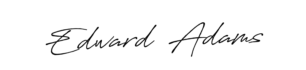 The best way (Antro_Vectra_Bolder) to make a short signature is to pick only two or three words in your name. The name Edward  Adams include a total of six letters. For converting this name. Edward  Adams signature style 7 images and pictures png