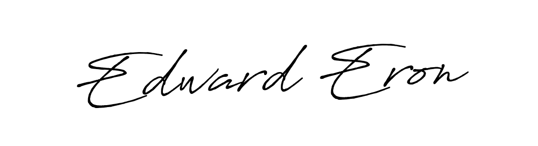 Use a signature maker to create a handwritten signature online. With this signature software, you can design (Antro_Vectra_Bolder) your own signature for name Edward Eron. Edward Eron signature style 7 images and pictures png