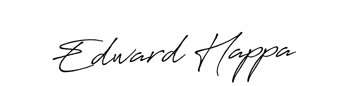 Also we have Edward Happa name is the best signature style. Create professional handwritten signature collection using Antro_Vectra_Bolder autograph style. Edward Happa signature style 7 images and pictures png