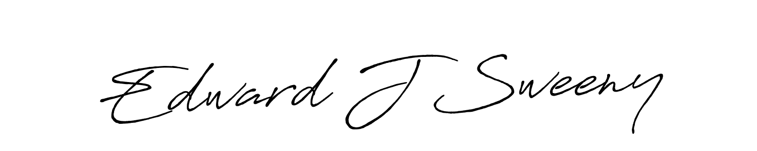 Also we have Edward J Sweeny name is the best signature style. Create professional handwritten signature collection using Antro_Vectra_Bolder autograph style. Edward J Sweeny signature style 7 images and pictures png