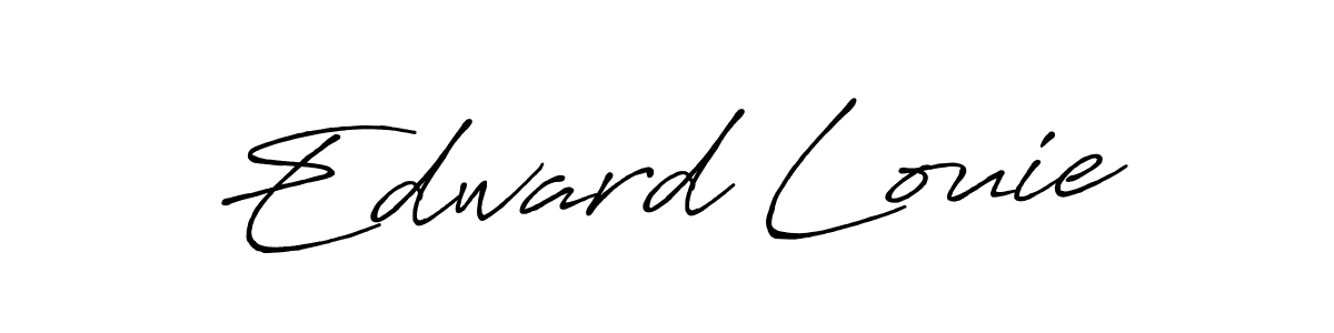 Once you've used our free online signature maker to create your best signature Antro_Vectra_Bolder style, it's time to enjoy all of the benefits that Edward Louie name signing documents. Edward Louie signature style 7 images and pictures png