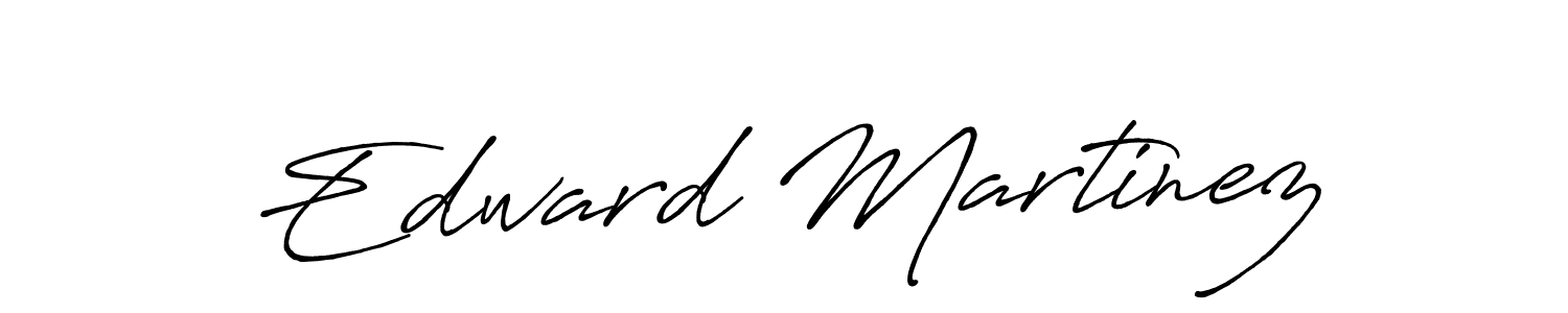 Create a beautiful signature design for name Edward Martinez. With this signature (Antro_Vectra_Bolder) fonts, you can make a handwritten signature for free. Edward Martinez signature style 7 images and pictures png