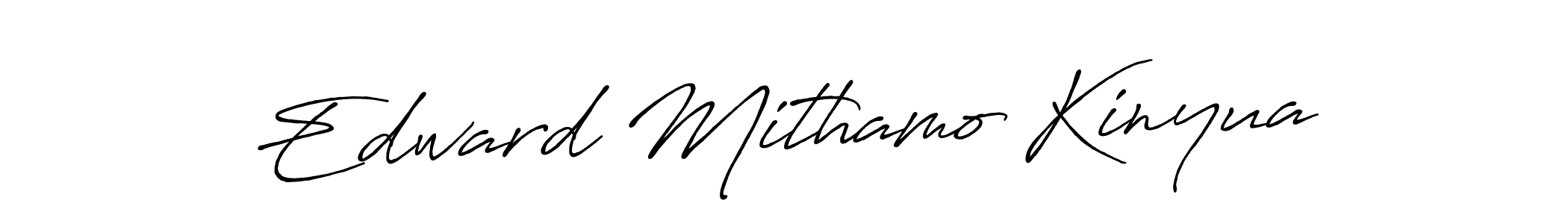 Edward Mithamo Kinyua stylish signature style. Best Handwritten Sign (Antro_Vectra_Bolder) for my name. Handwritten Signature Collection Ideas for my name Edward Mithamo Kinyua. Edward Mithamo Kinyua signature style 7 images and pictures png