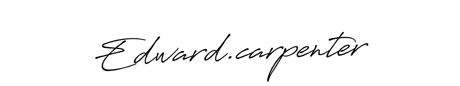 Design your own signature with our free online signature maker. With this signature software, you can create a handwritten (Antro_Vectra_Bolder) signature for name Edward.carpenter. Edward.carpenter signature style 7 images and pictures png