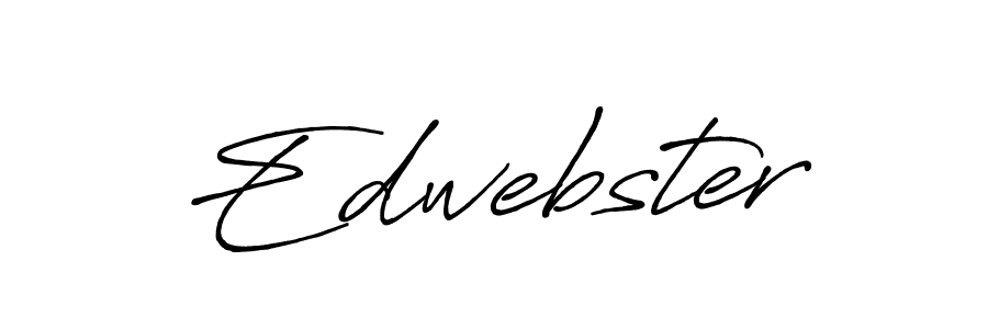 The best way (Antro_Vectra_Bolder) to make a short signature is to pick only two or three words in your name. The name Edwebster include a total of six letters. For converting this name. Edwebster signature style 7 images and pictures png