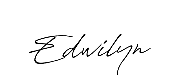 Also we have Edwilyn name is the best signature style. Create professional handwritten signature collection using Antro_Vectra_Bolder autograph style. Edwilyn signature style 7 images and pictures png