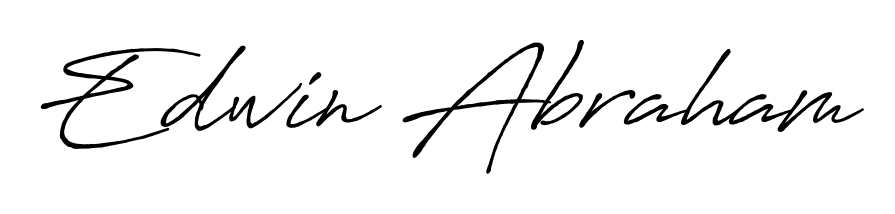 If you are searching for the best signature style for your name Edwin Abraham, here we have designed multiple signature styles using Antro_Vectra_Bolder. Edwin Abraham signature style 7 images and pictures png