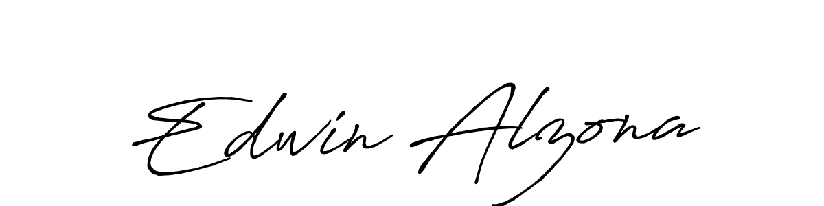 Design your own signature with our free online signature maker. With this signature software, you can create a handwritten (Antro_Vectra_Bolder) signature for name Edwin Alzona. Edwin Alzona signature style 7 images and pictures png