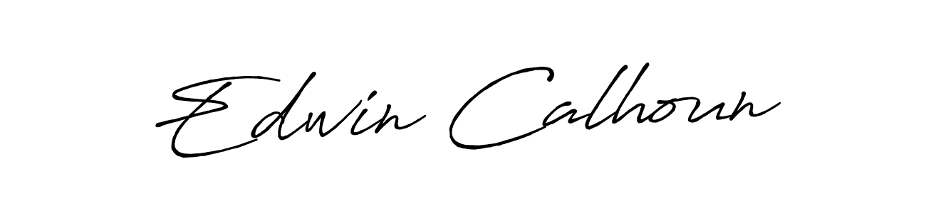 Edwin Calhoun stylish signature style. Best Handwritten Sign (Antro_Vectra_Bolder) for my name. Handwritten Signature Collection Ideas for my name Edwin Calhoun. Edwin Calhoun signature style 7 images and pictures png