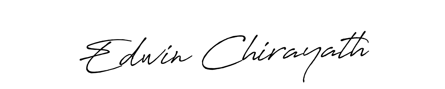 Make a short Edwin Chirayath signature style. Manage your documents anywhere anytime using Antro_Vectra_Bolder. Create and add eSignatures, submit forms, share and send files easily. Edwin Chirayath signature style 7 images and pictures png