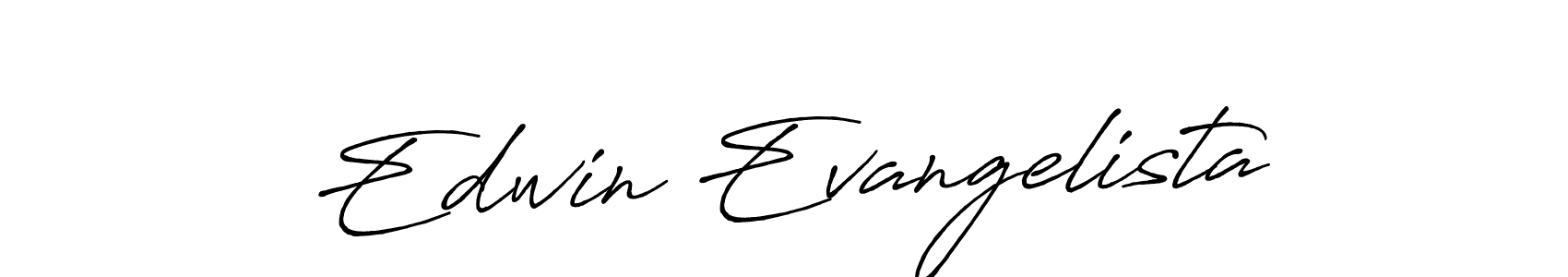 Antro_Vectra_Bolder is a professional signature style that is perfect for those who want to add a touch of class to their signature. It is also a great choice for those who want to make their signature more unique. Get Edwin Evangelista name to fancy signature for free. Edwin Evangelista signature style 7 images and pictures png