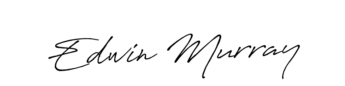 Create a beautiful signature design for name Edwin Murray. With this signature (Antro_Vectra_Bolder) fonts, you can make a handwritten signature for free. Edwin Murray signature style 7 images and pictures png