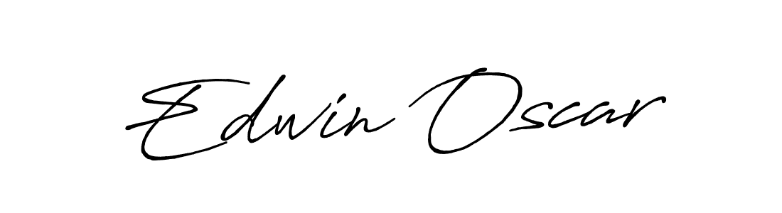 Also we have Edwin Oscar name is the best signature style. Create professional handwritten signature collection using Antro_Vectra_Bolder autograph style. Edwin Oscar signature style 7 images and pictures png