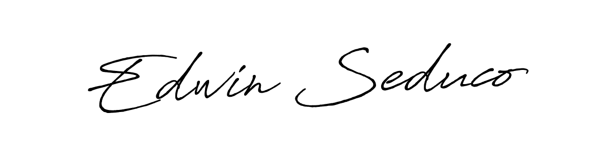 Antro_Vectra_Bolder is a professional signature style that is perfect for those who want to add a touch of class to their signature. It is also a great choice for those who want to make their signature more unique. Get Edwin Seduco name to fancy signature for free. Edwin Seduco signature style 7 images and pictures png