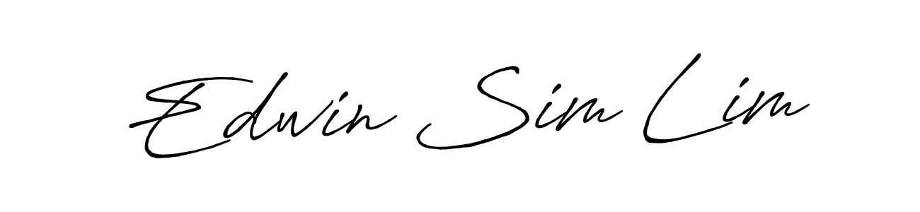It looks lik you need a new signature style for name Edwin Sim Lim. Design unique handwritten (Antro_Vectra_Bolder) signature with our free signature maker in just a few clicks. Edwin Sim Lim signature style 7 images and pictures png