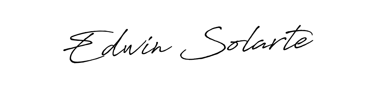 Also You can easily find your signature by using the search form. We will create Edwin Solarte name handwritten signature images for you free of cost using Antro_Vectra_Bolder sign style. Edwin Solarte signature style 7 images and pictures png