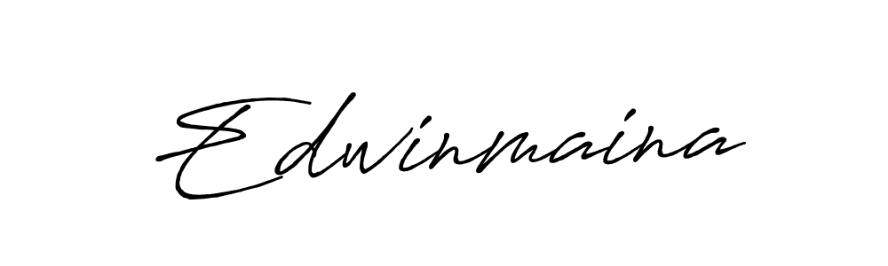 Also You can easily find your signature by using the search form. We will create Edwinmaina name handwritten signature images for you free of cost using Antro_Vectra_Bolder sign style. Edwinmaina signature style 7 images and pictures png