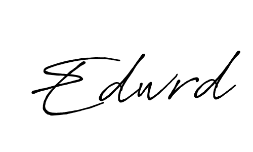 The best way (Antro_Vectra_Bolder) to make a short signature is to pick only two or three words in your name. The name Edwrd include a total of six letters. For converting this name. Edwrd signature style 7 images and pictures png