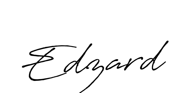Use a signature maker to create a handwritten signature online. With this signature software, you can design (Antro_Vectra_Bolder) your own signature for name Edzard. Edzard signature style 7 images and pictures png