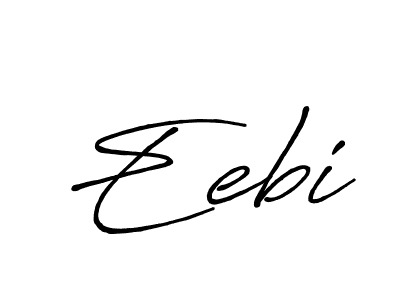 How to make Eebi signature? Antro_Vectra_Bolder is a professional autograph style. Create handwritten signature for Eebi name. Eebi signature style 7 images and pictures png