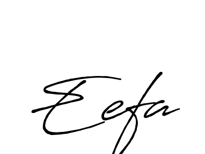 This is the best signature style for the Eefa name. Also you like these signature font (Antro_Vectra_Bolder). Mix name signature. Eefa signature style 7 images and pictures png