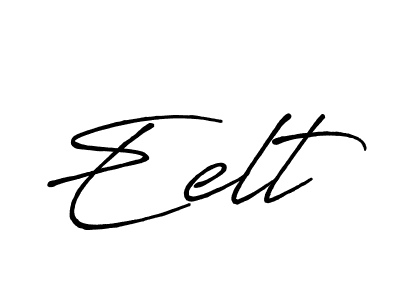 Use a signature maker to create a handwritten signature online. With this signature software, you can design (Antro_Vectra_Bolder) your own signature for name Eelt. Eelt signature style 7 images and pictures png