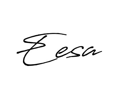 if you are searching for the best signature style for your name Eesa. so please give up your signature search. here we have designed multiple signature styles  using Antro_Vectra_Bolder. Eesa signature style 7 images and pictures png
