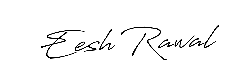 The best way (Antro_Vectra_Bolder) to make a short signature is to pick only two or three words in your name. The name Eesh Rawal include a total of six letters. For converting this name. Eesh Rawal signature style 7 images and pictures png
