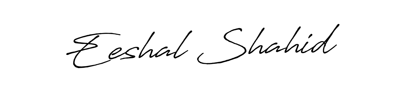 You should practise on your own different ways (Antro_Vectra_Bolder) to write your name (Eeshal Shahid) in signature. don't let someone else do it for you. Eeshal Shahid signature style 7 images and pictures png