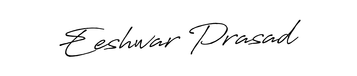 Use a signature maker to create a handwritten signature online. With this signature software, you can design (Antro_Vectra_Bolder) your own signature for name Eeshwar Prasad. Eeshwar Prasad signature style 7 images and pictures png