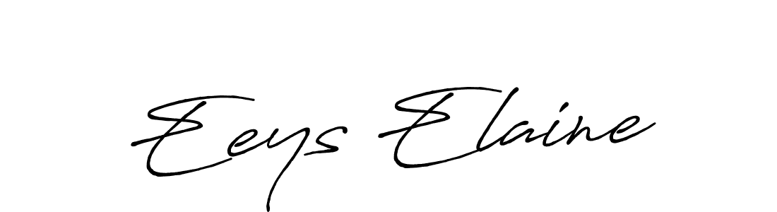 Make a beautiful signature design for name Eeys Elaine. Use this online signature maker to create a handwritten signature for free. Eeys Elaine signature style 7 images and pictures png