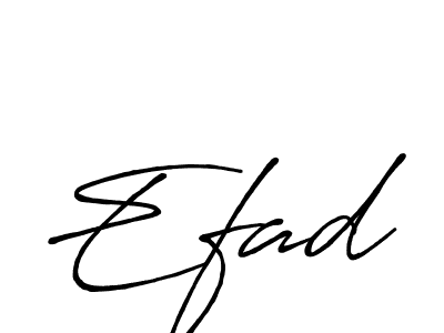 Make a beautiful signature design for name Efad. With this signature (Antro_Vectra_Bolder) style, you can create a handwritten signature for free. Efad signature style 7 images and pictures png