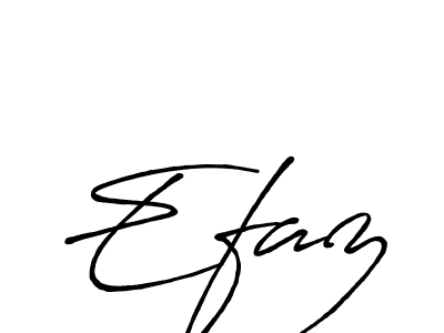 Create a beautiful signature design for name Efaz. With this signature (Antro_Vectra_Bolder) fonts, you can make a handwritten signature for free. Efaz signature style 7 images and pictures png