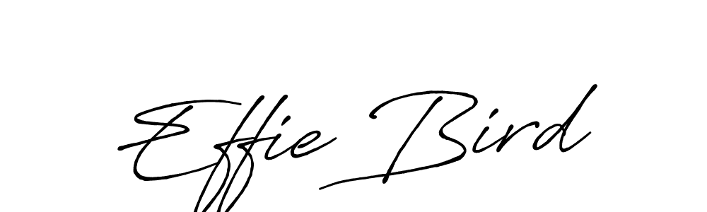 Use a signature maker to create a handwritten signature online. With this signature software, you can design (Antro_Vectra_Bolder) your own signature for name Effie Bird. Effie Bird signature style 7 images and pictures png